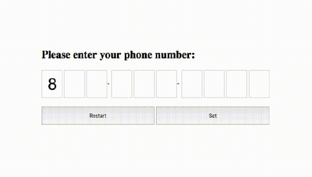 UI 設計小技巧 – 電話號碼欄位