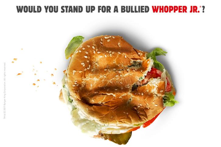 為什麼Burger King不說多美味，卻跟你溝通跟她沒關係的反霸凌？